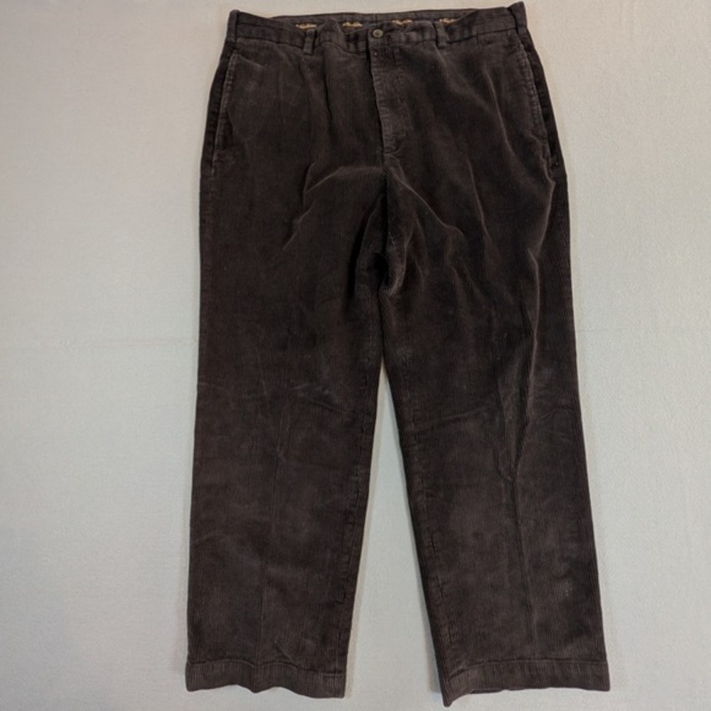 Brooks Brothers‎ Hudson Corduroy Pants Men's 40x30 Pleated